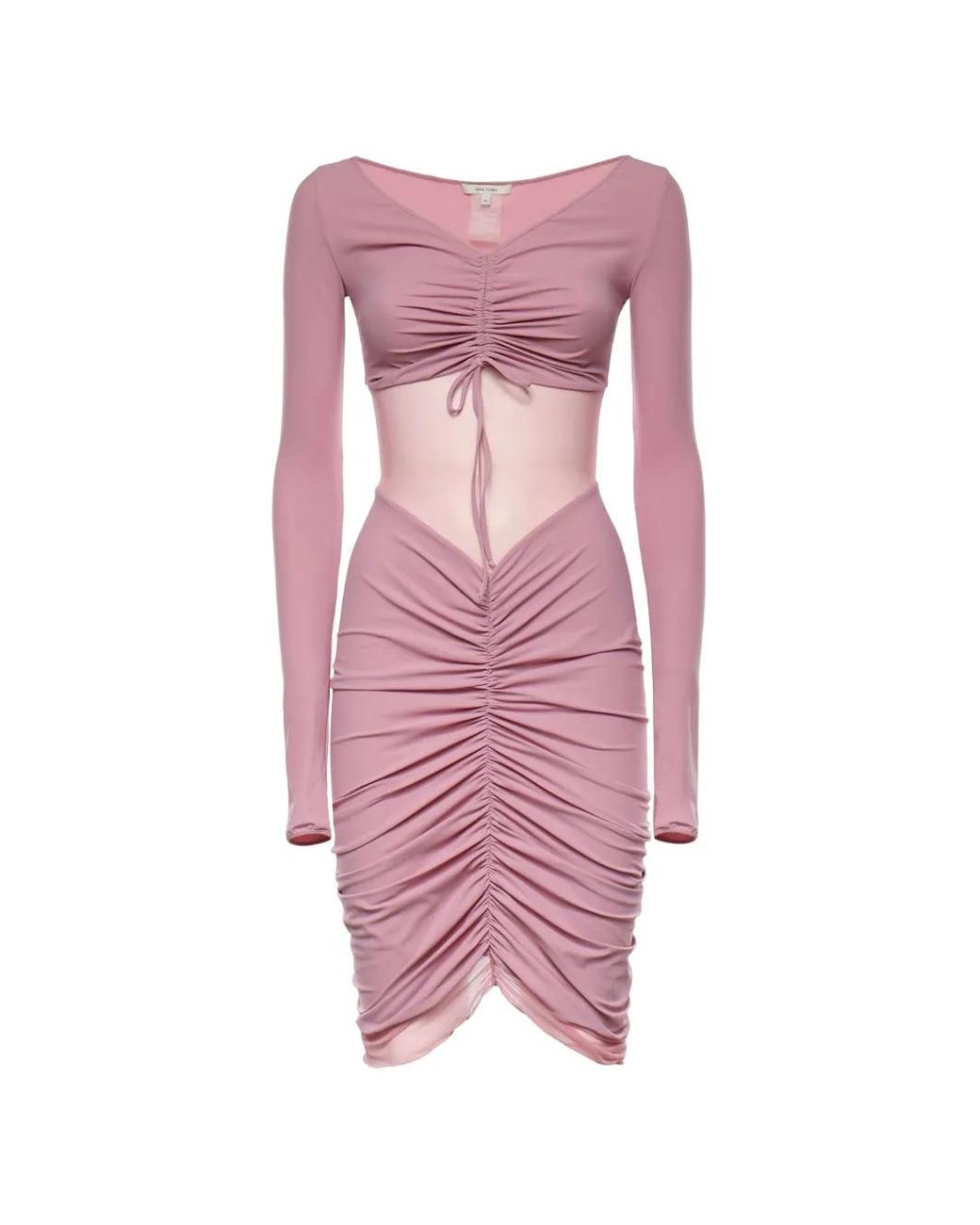 Nensi Dojaka Pink Dresses Polyamide