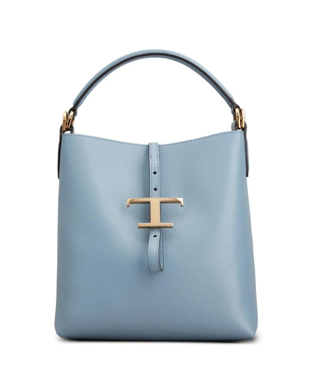 Tod's Blue T Timeless Bucket Bag