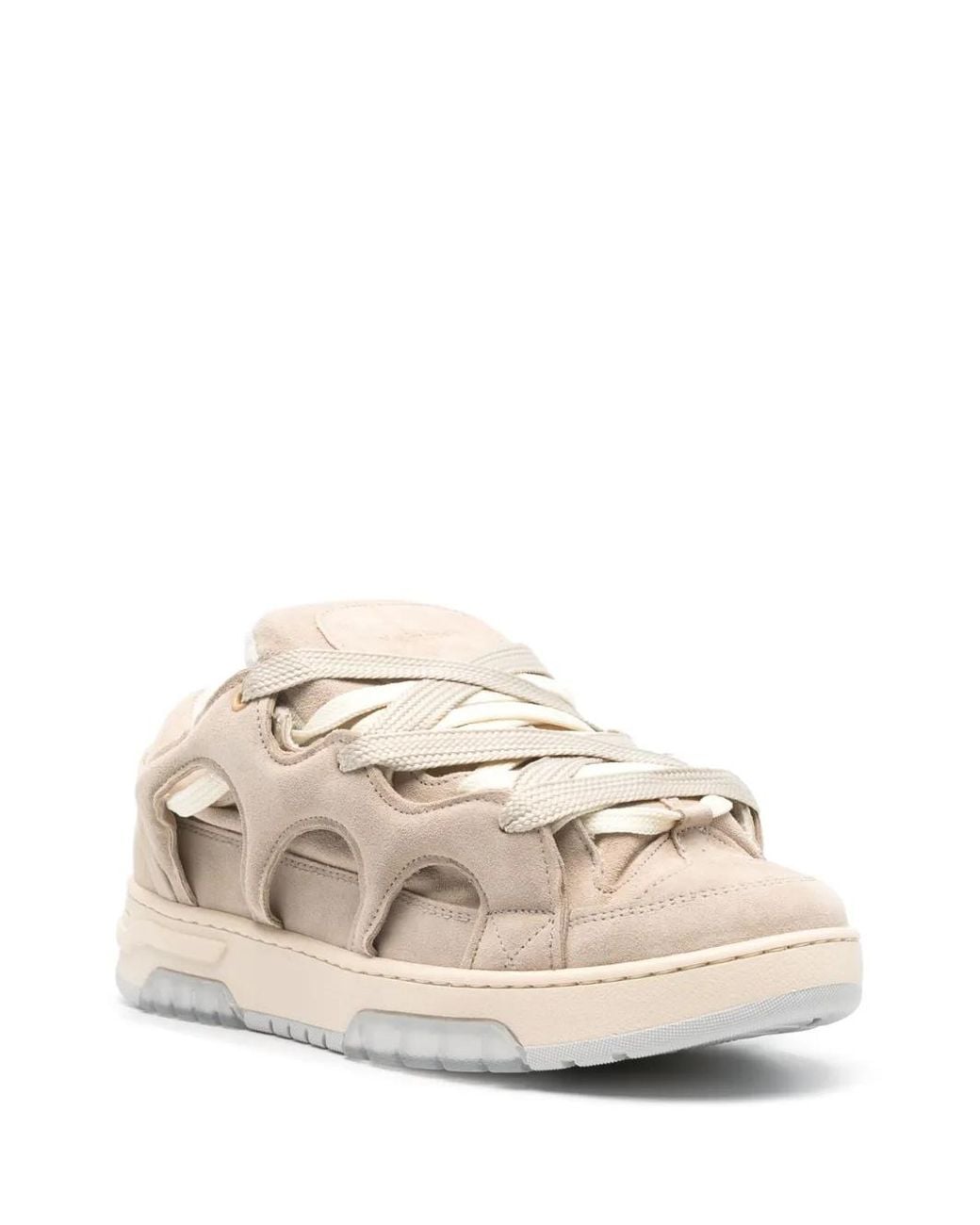 Santha Natural Model 1 Suede Sneakers