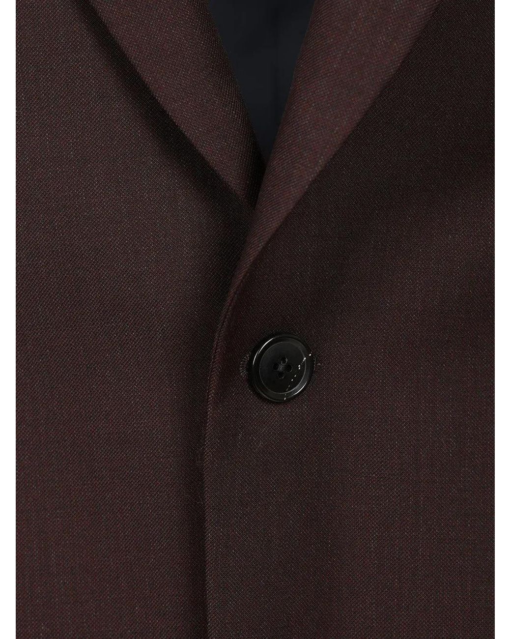 Paul Smith Brown Single-Breasted Suit for men
