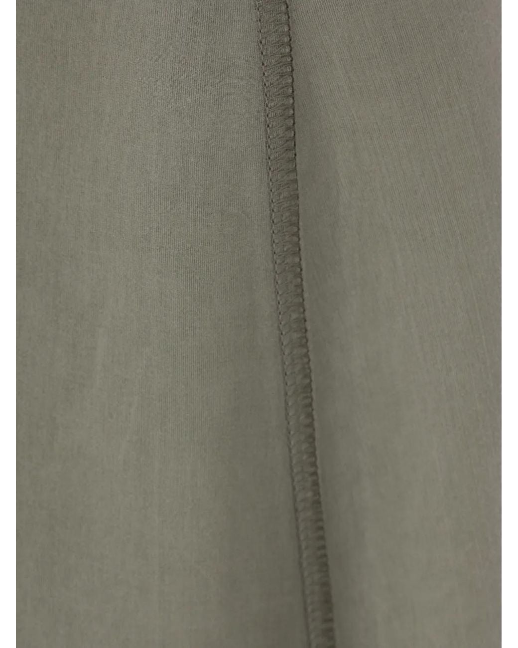Brunello Cucinelli Gray Silk Midi Skirt