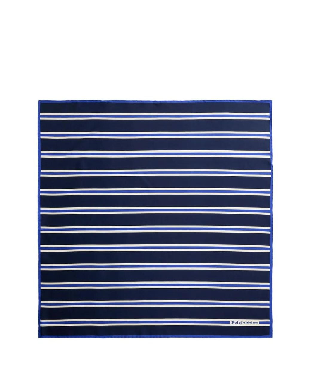 Polo Ralph Lauren Blue Striped Silk Bandana for men