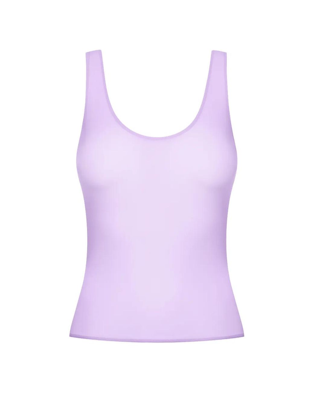 Maison Close Purple Double Sens Sheer Tank Top