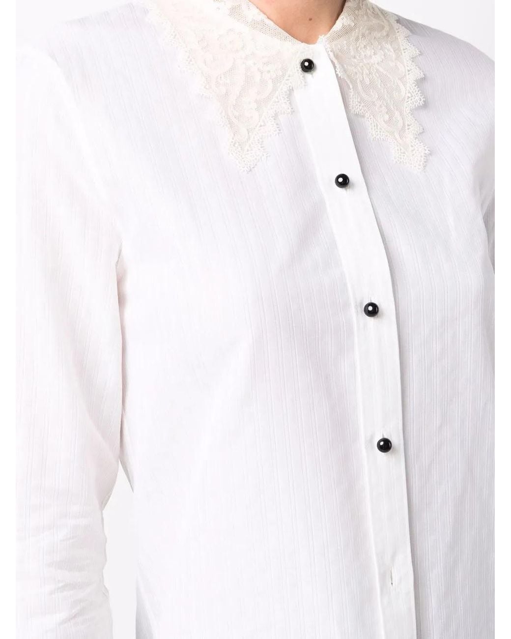 Saint Laurent White Camicia