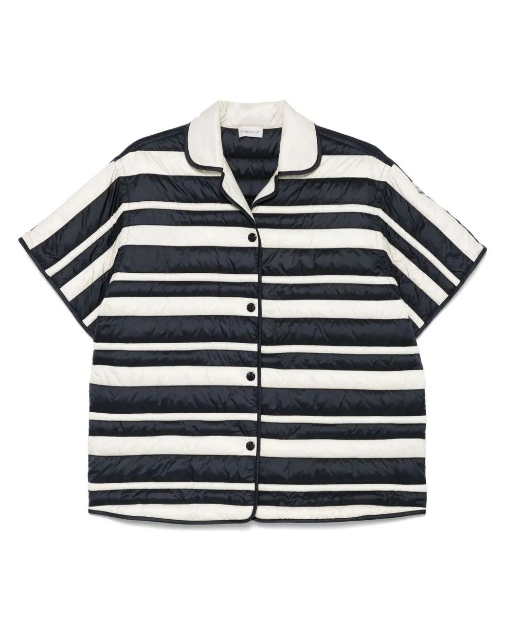 Moncler Blue Padded Shirt
