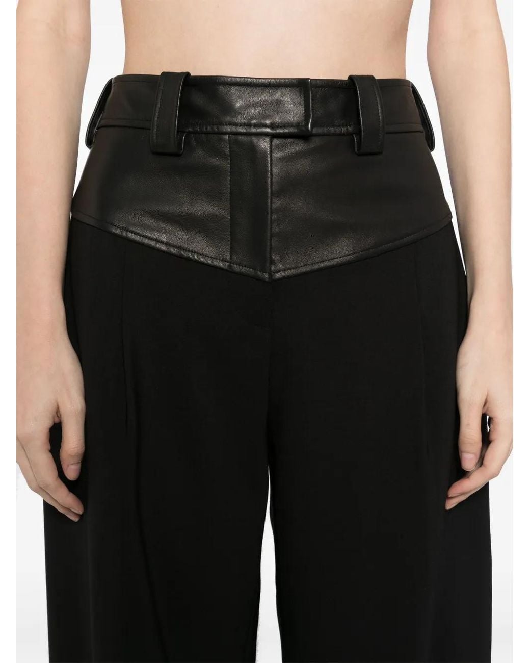 Christopher Esber Black Maverick Trousers
