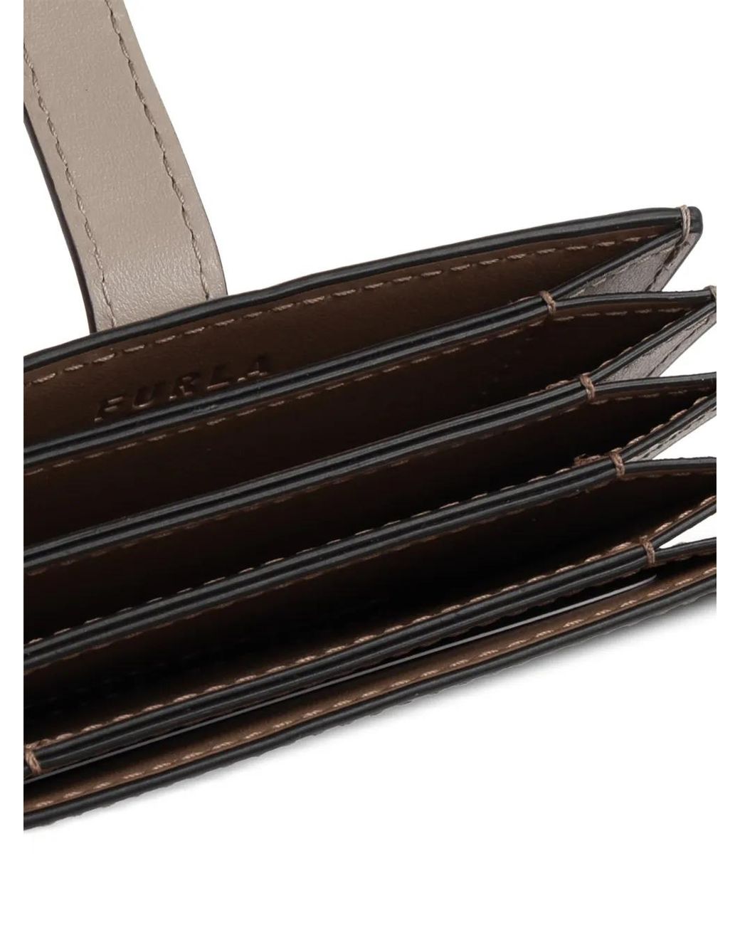 Furla Natural Porte-Cartes À Languette