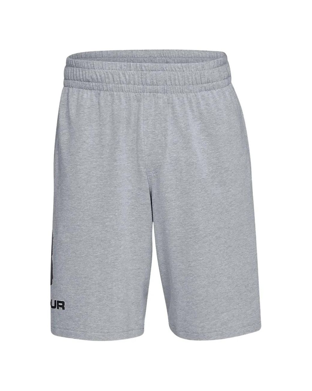 Under Armour Gray Logo-Print Shorts for men