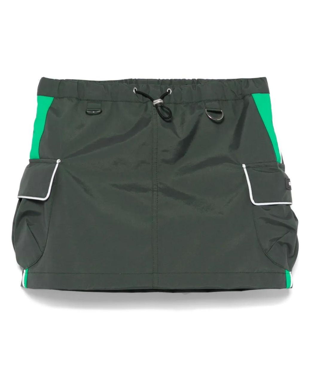 Coperni Green Cargo Mini Skirt