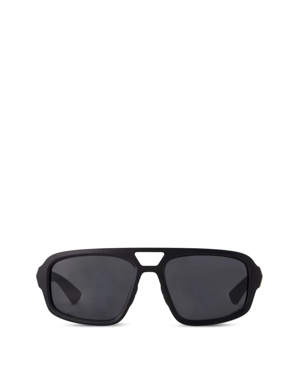 Prada Black Rectangle-Frame Sunglasses for men