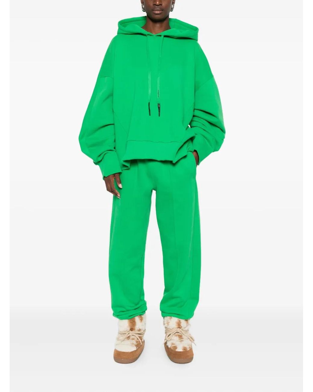 Notrainproof Green Pressed-Crease Trousers