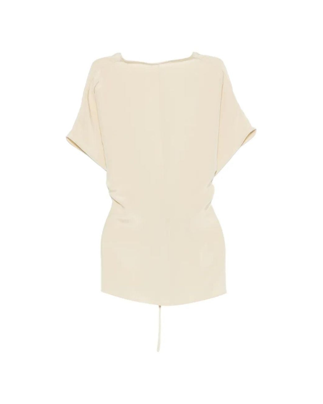 TOVE White Anya Boat-Neck Blouse