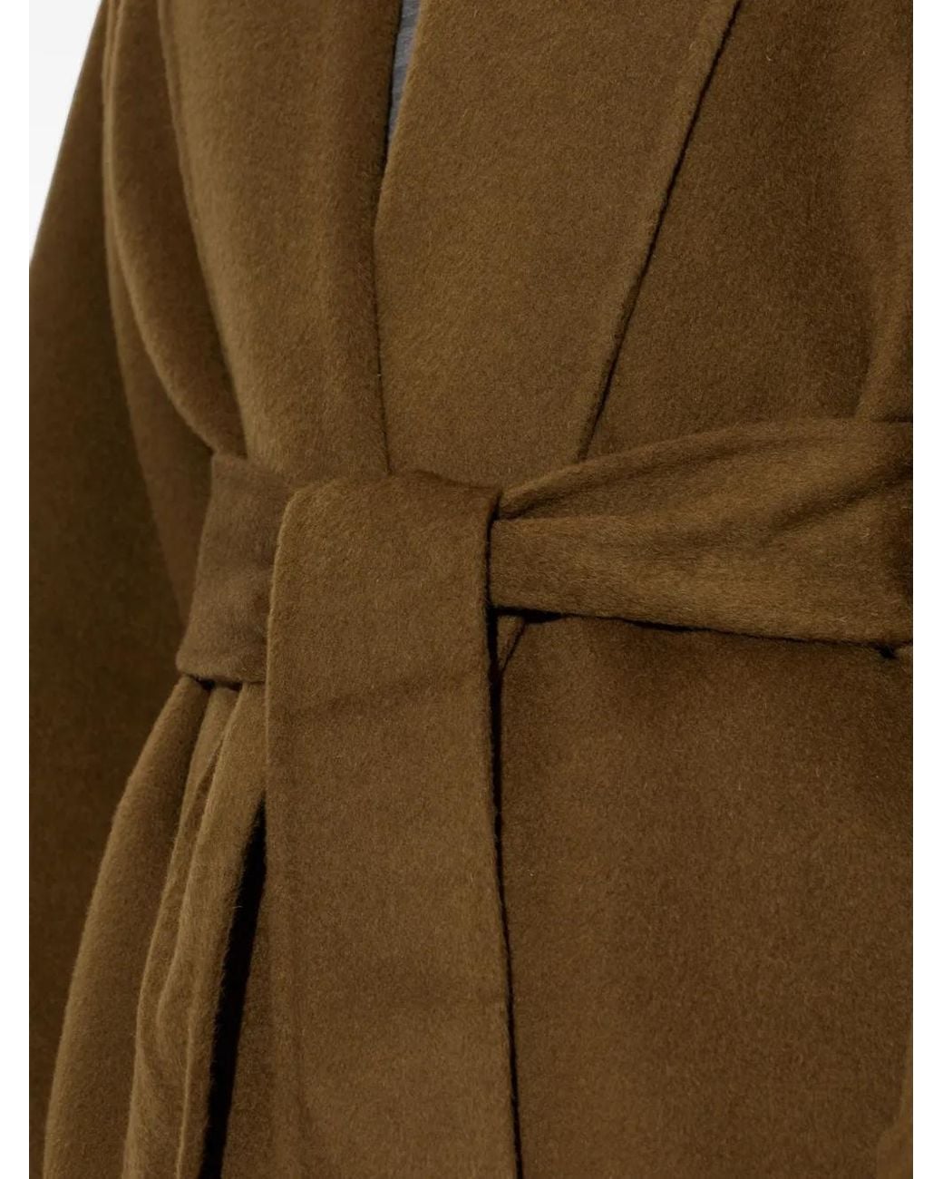 By Malene Birger Natural Trinelle Belted Wool Coat