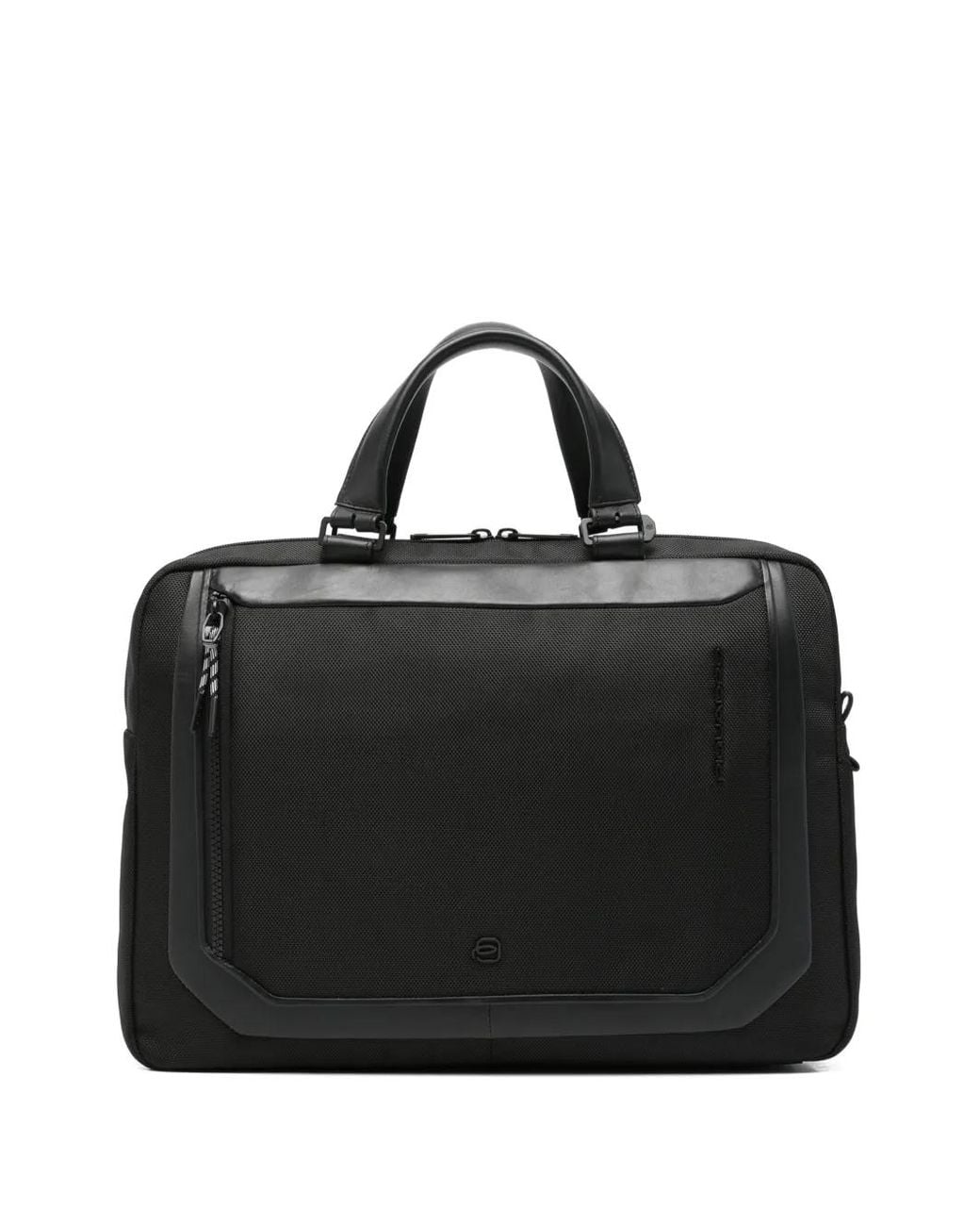 Piquadro Black Zip Top-Handles Laptop Bag