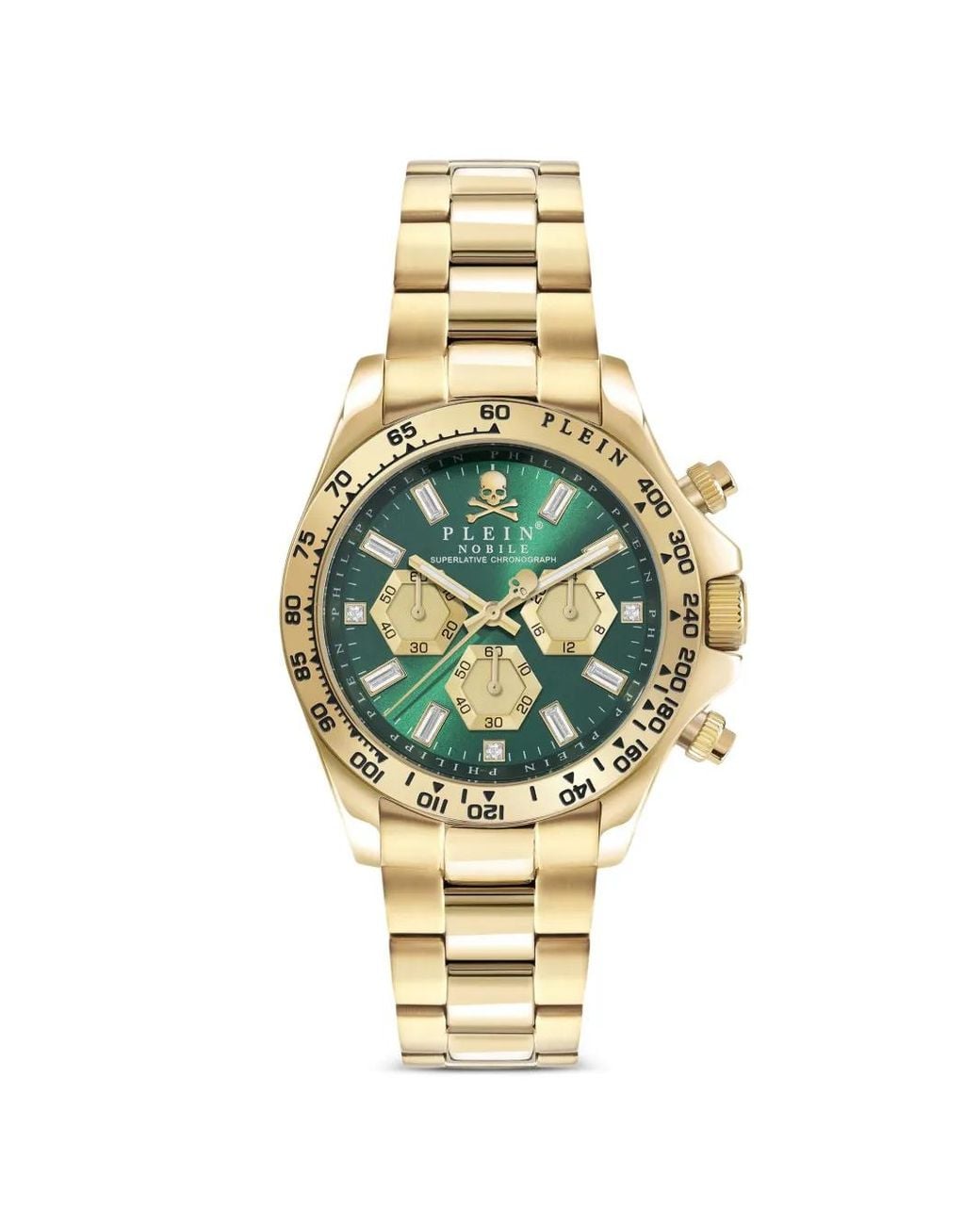 Philipp Plein Metallic Montre Plein Nobile 43 Mm for men