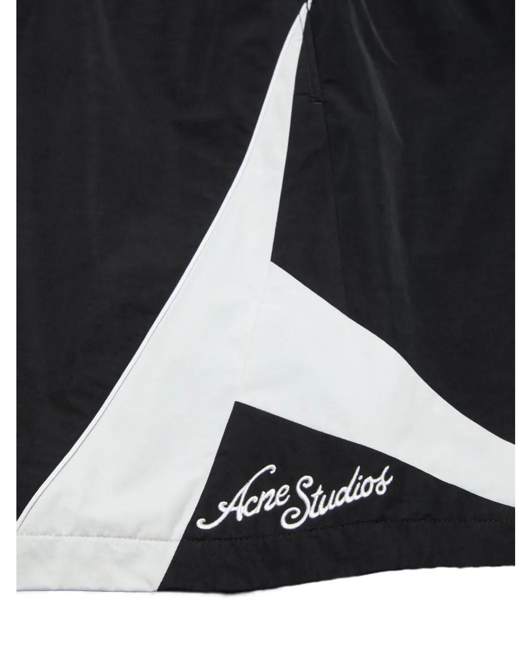 Acne Black Essential Mini Shorts For for men
