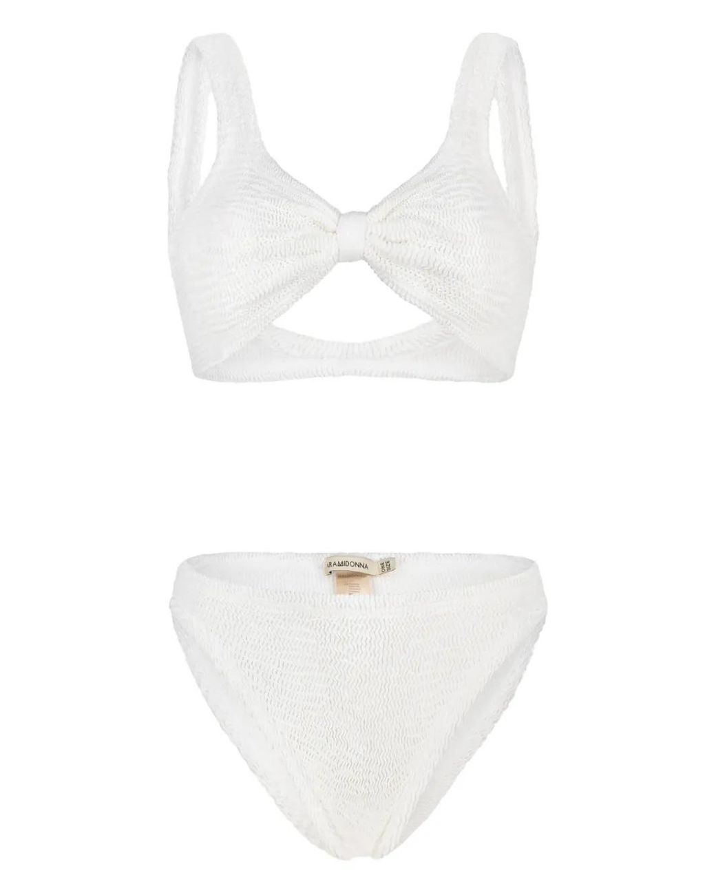 Paramidonna White Salma Bow-Design Bikini