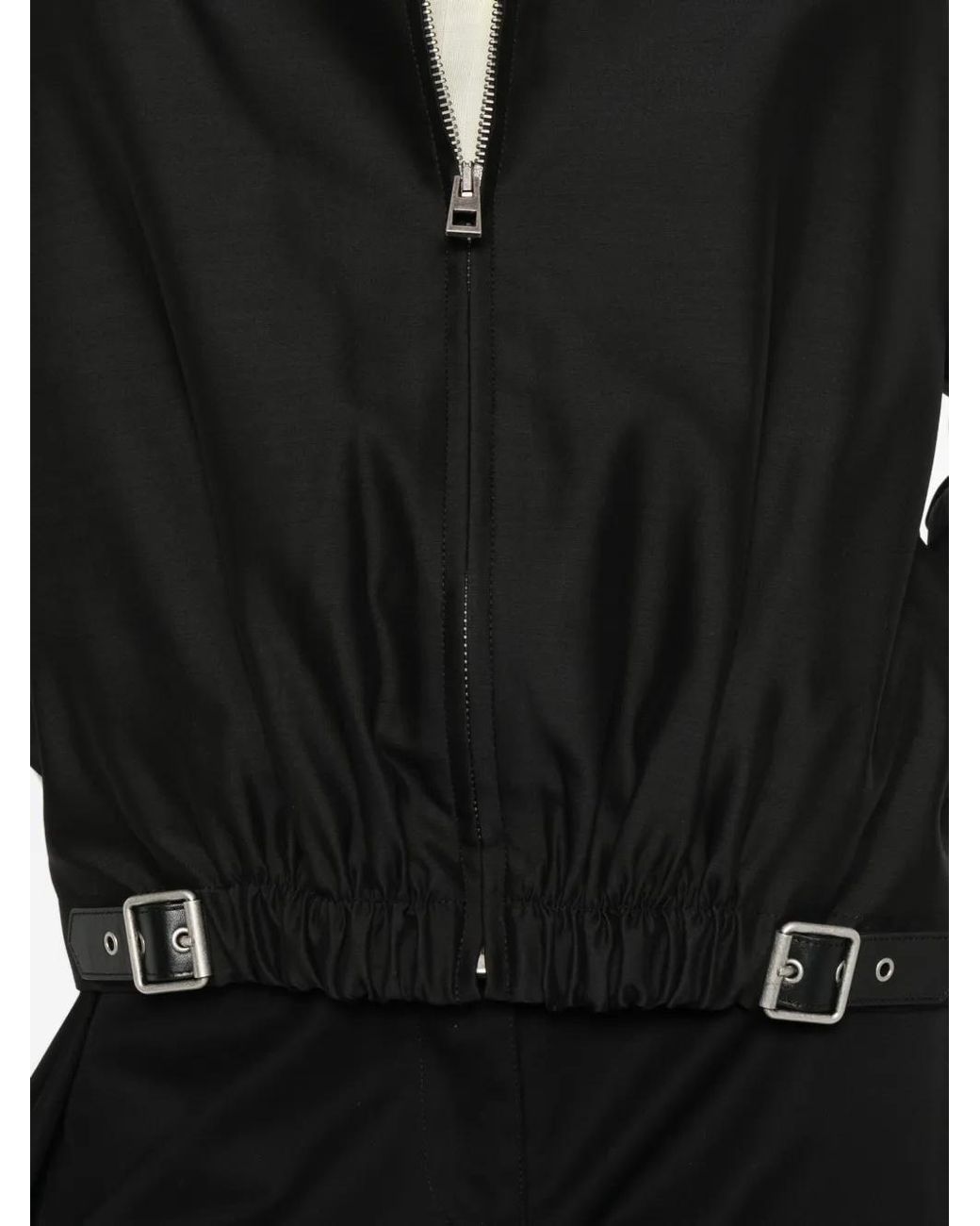Loewe Black Wool And Silk Belted Jacket