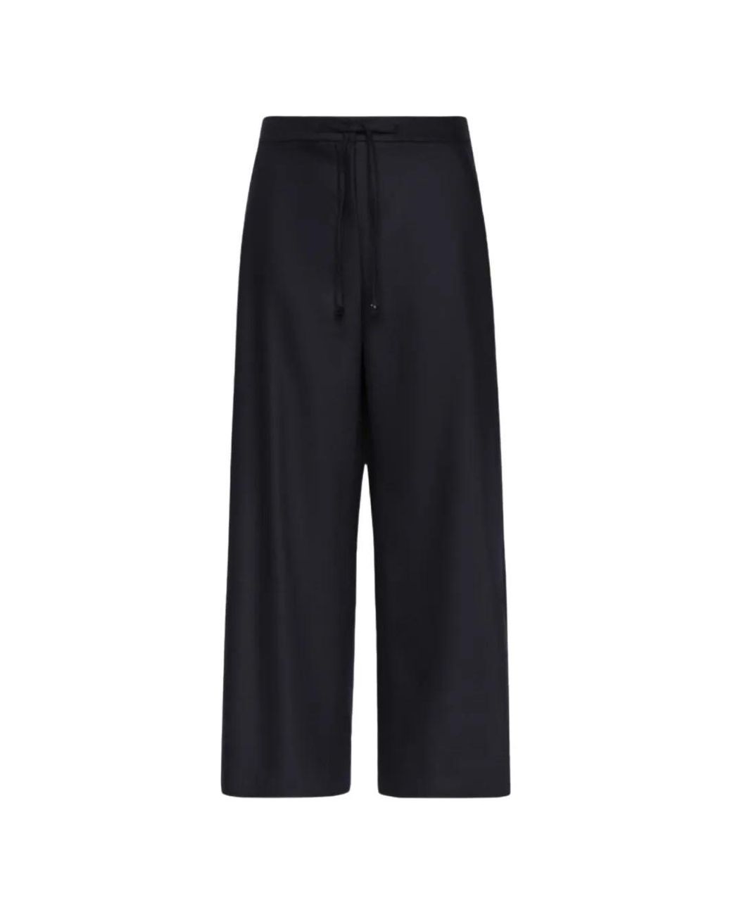 Max Mara Blue Pantalon De Jogging Ample À Lien De Resserrage