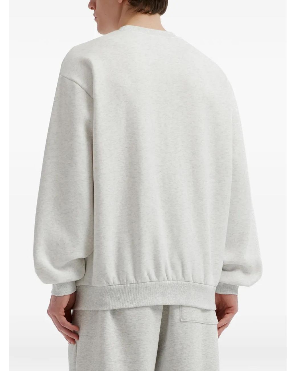 Chocoolate White Graphic-Print Sweatshirt for men