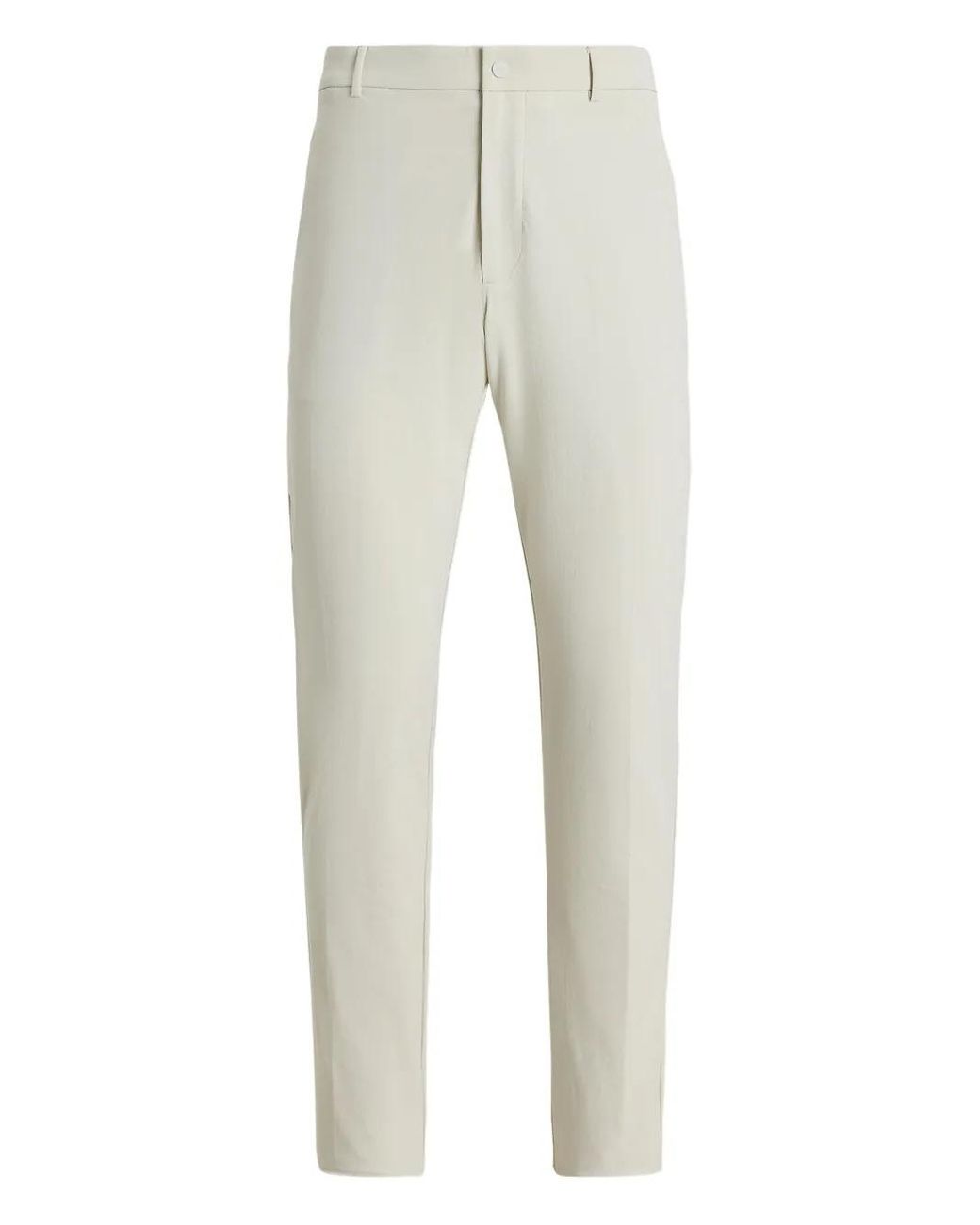 Ralph Lauren Gray Stretch Straight Trousers for men