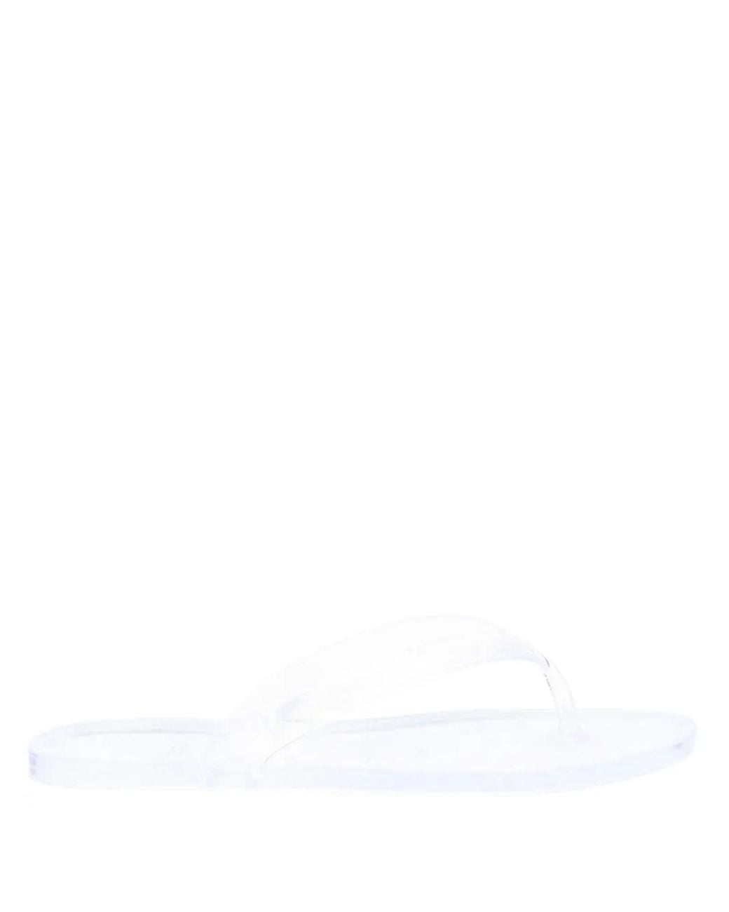 Ancient Greek Sandals White Transparent-design Flip Flops