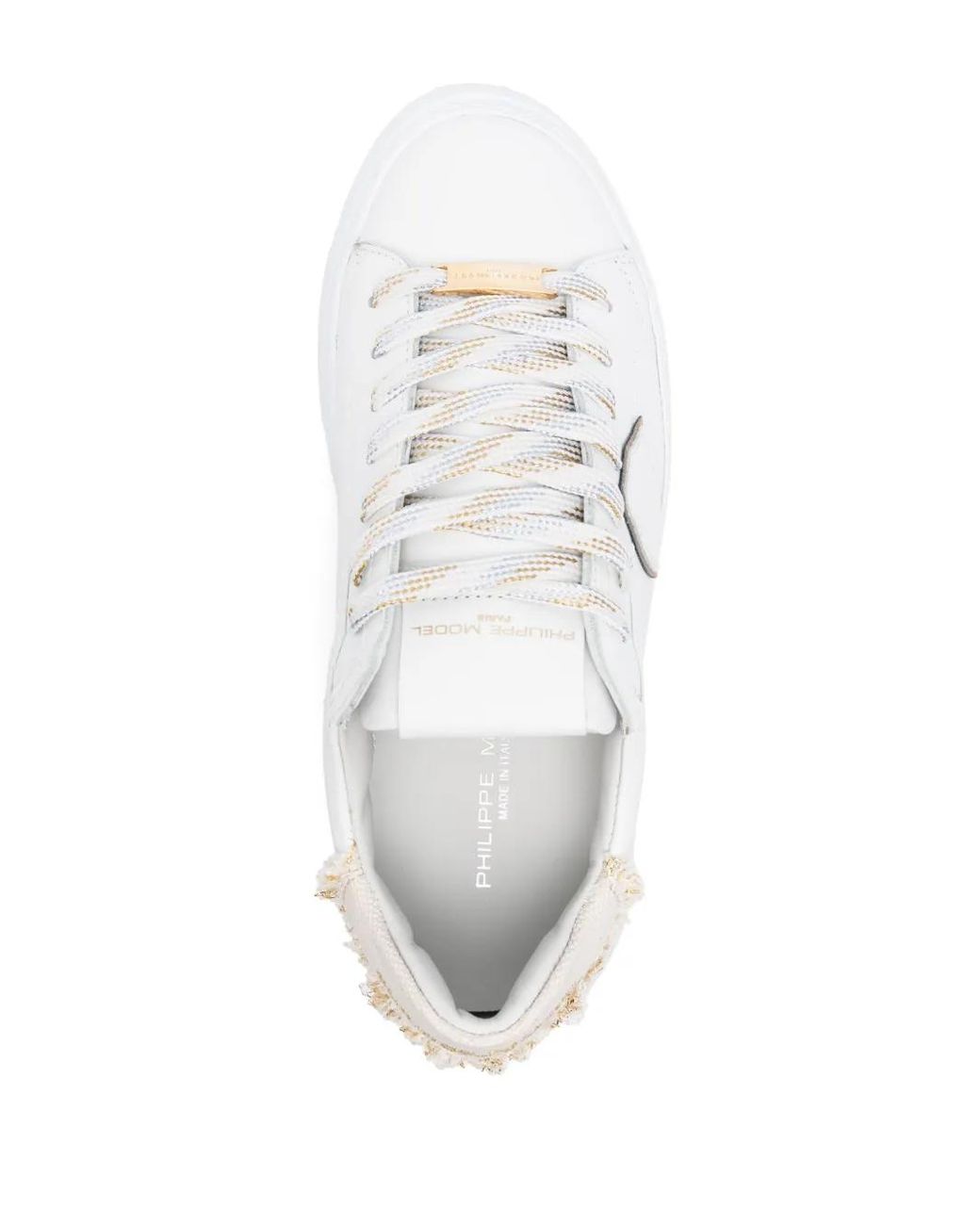 Sneakers Temple di Philippe Model in White