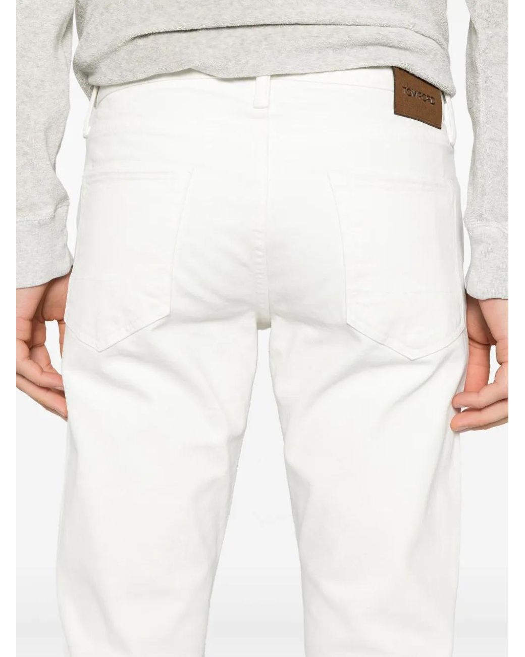 Tom Ford White Premium Jeans for men