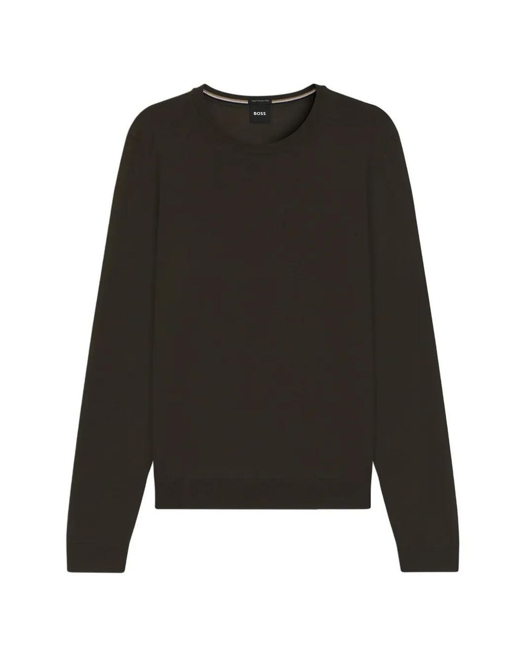 Boss Black Crew-Neck Jumper for men