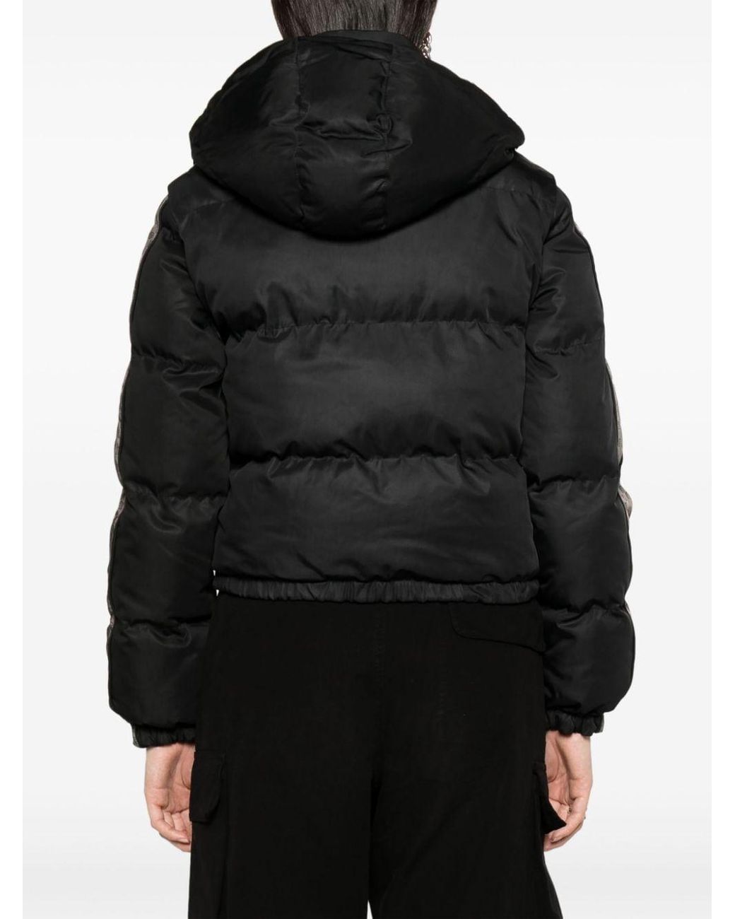 Balmain モノグラム パデッドスキージャケット ブラック | Lyst