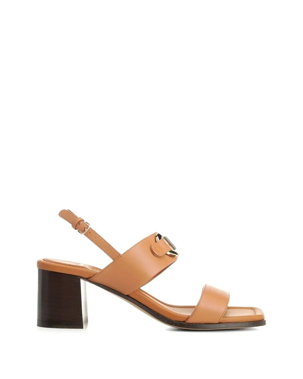 Ferragamo Natural Gancini Leather Sandals
