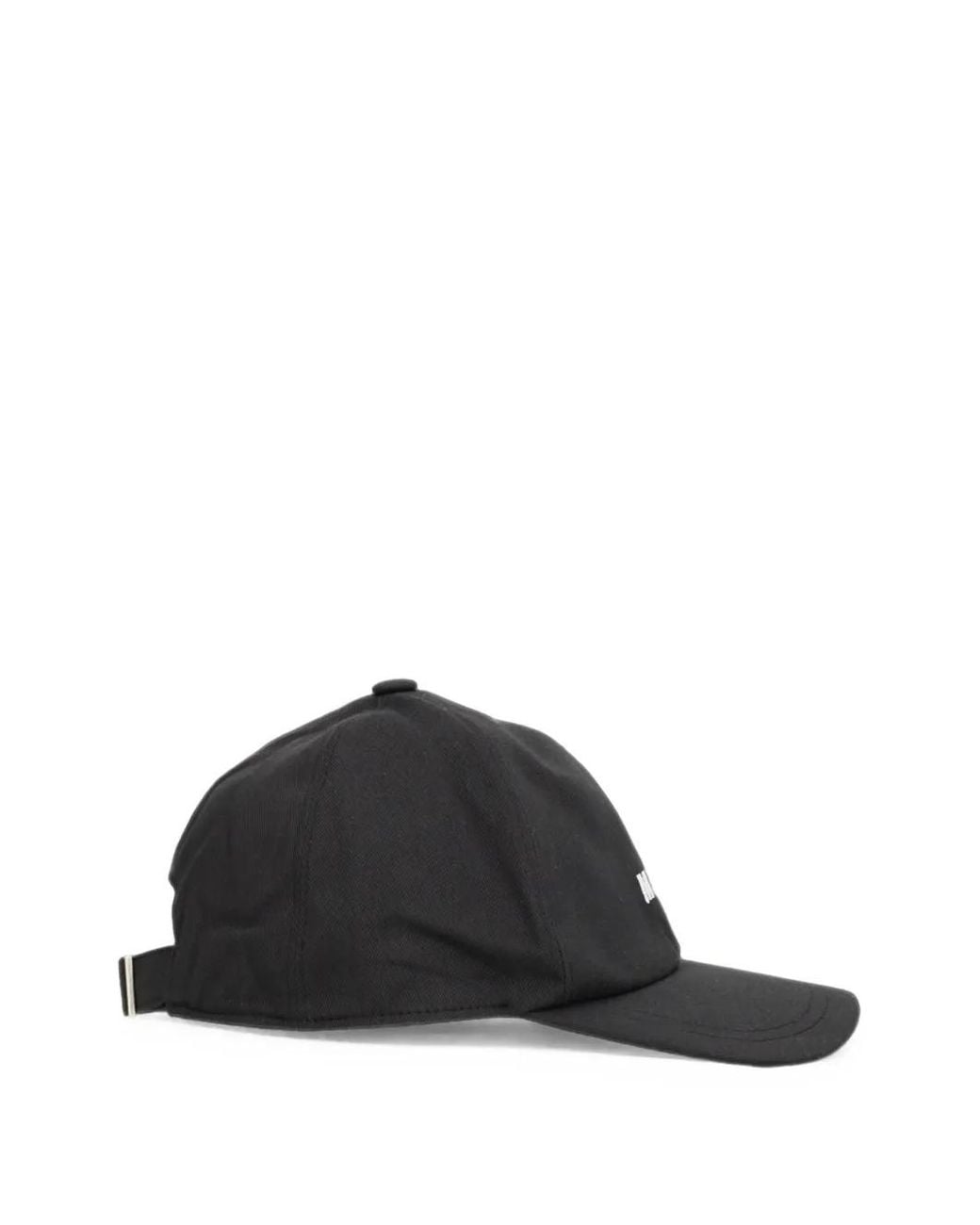 MSGM Black Logo Hat for men