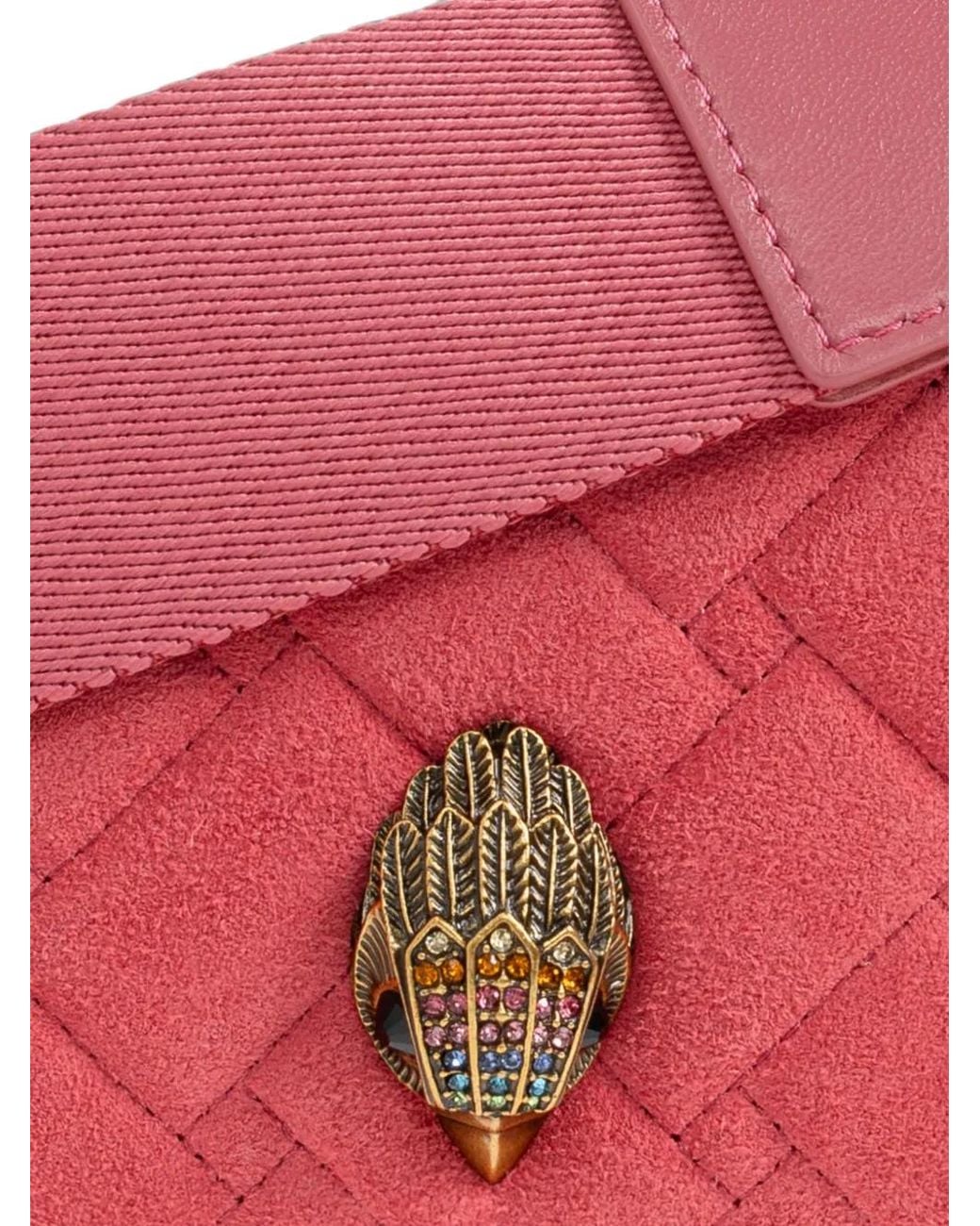 Kurt Geiger Red Mini Kensington Quilted Shoulder Bag