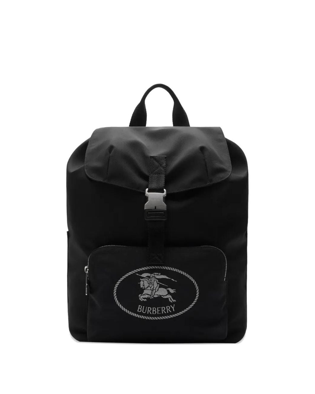 Burberry Black Orkney Flap Backpack for men