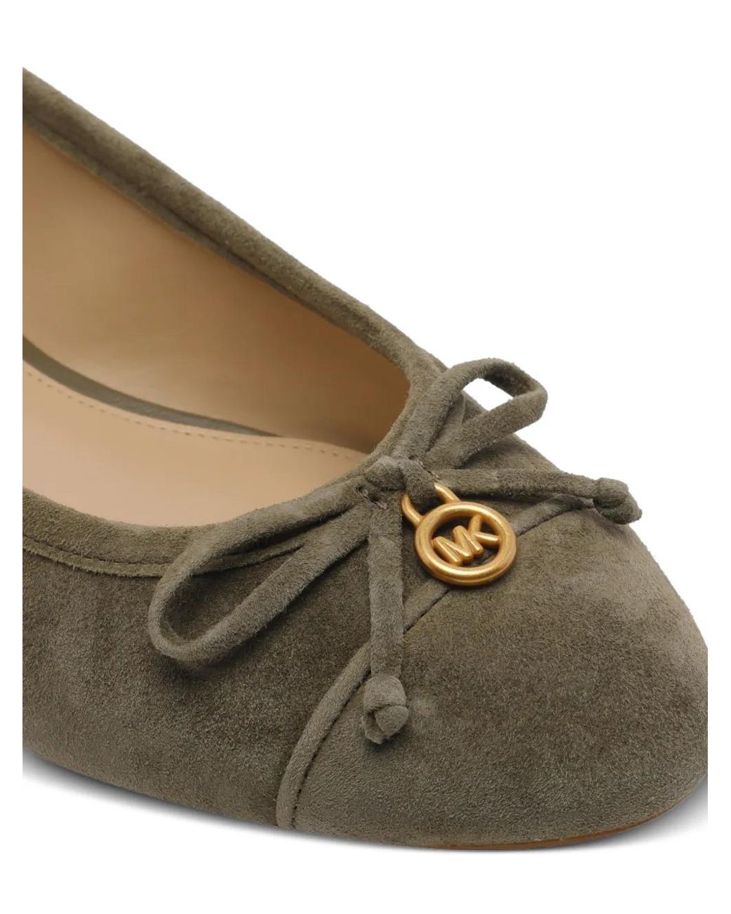 MICHAEL Michael Kors Green Ballerines Piper À Nœud