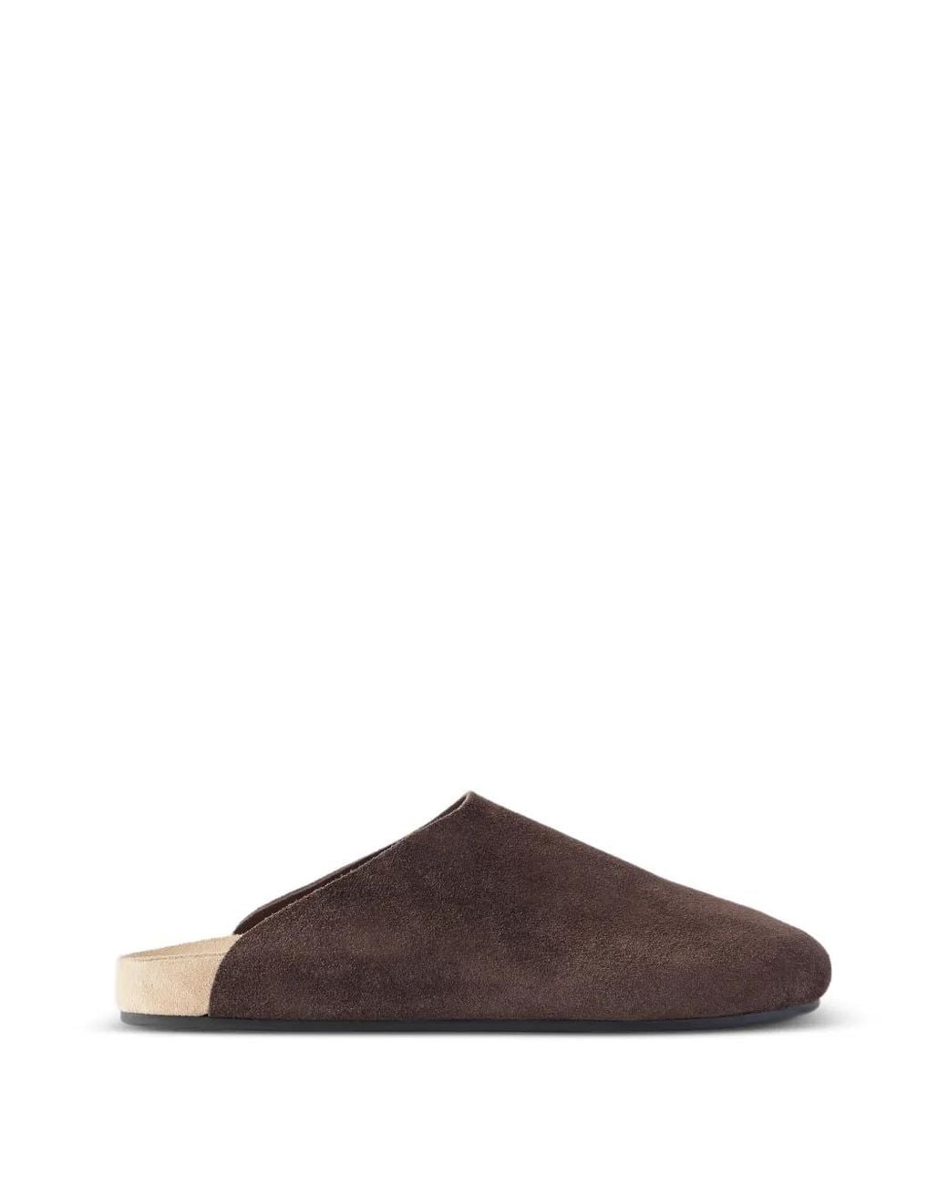 The Row Brown Hudson Two Slip-Ons