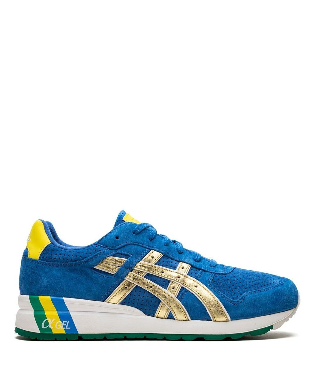 Asics Suede Gt2 Low-top Sneakers in Blue for Men - Lyst