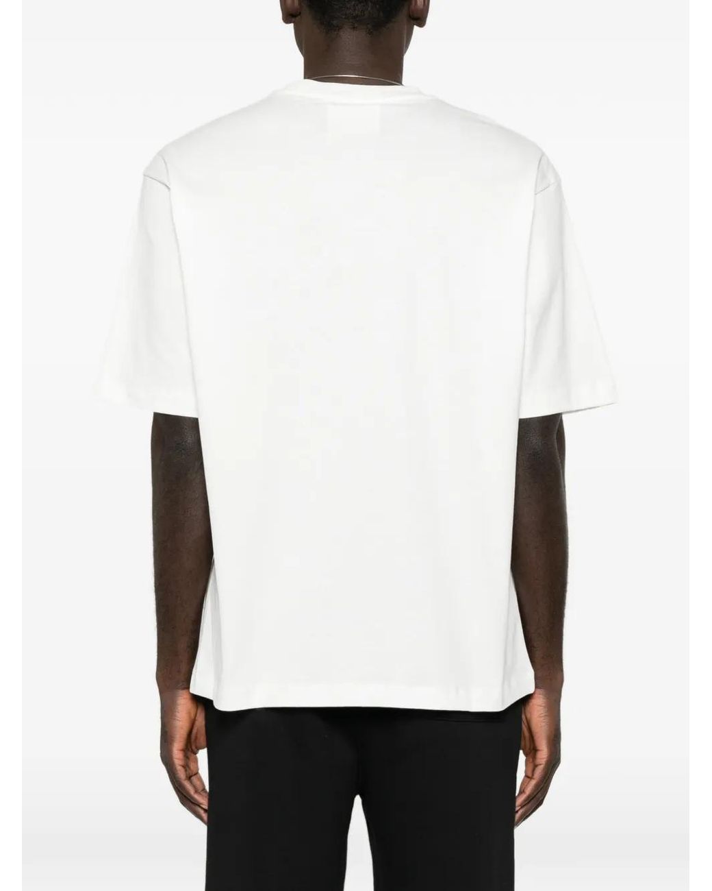 Woc White Logo-Tag T-Shirt for men
