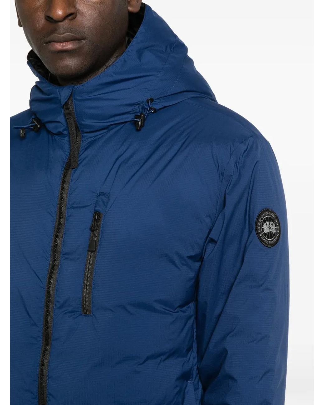Canada Goose Blue Non-Detachable Hooded Jacket for men