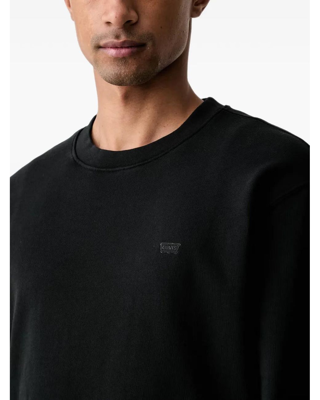 Pull À Patch Logo Levi's pour homme en coloris Black