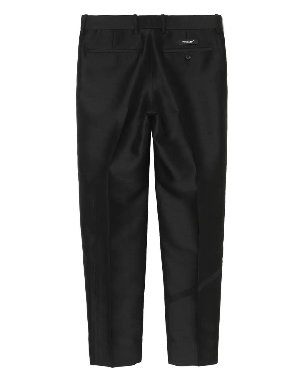 Undercover Black Panelled Wool Pants for men