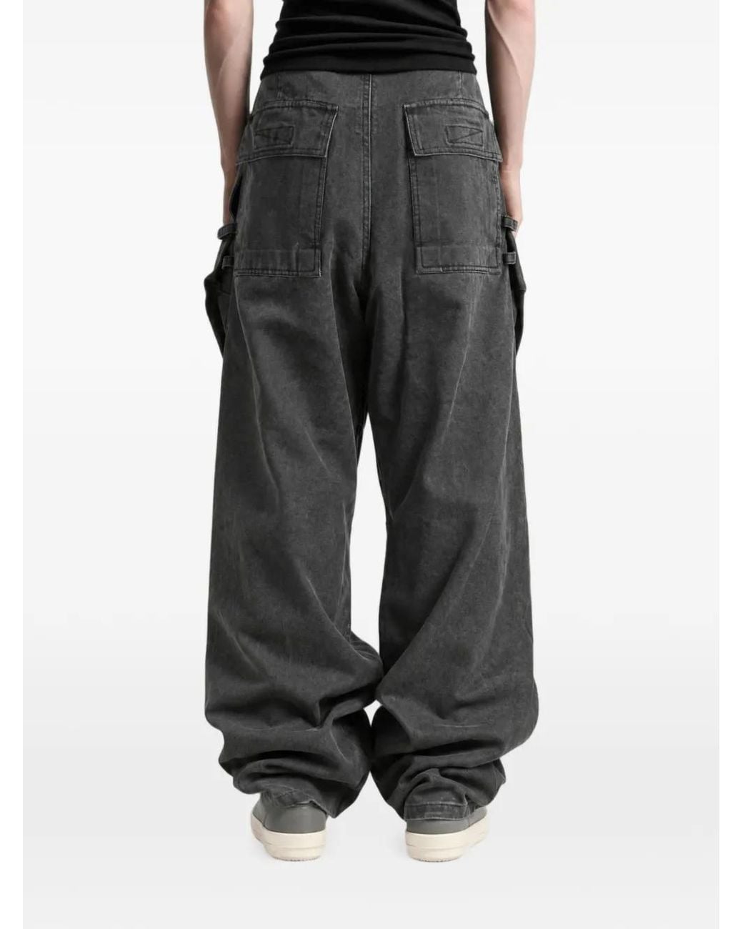 Rick Owens Gray Drkshdw Trousers for men