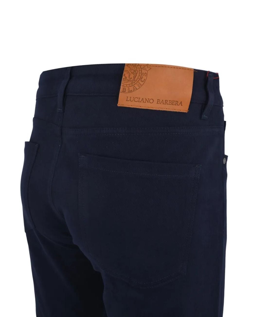Luciano Barbera Blue Five-Pocket Trousers for men