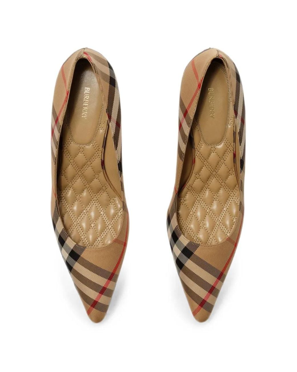 Burberry Multicolor Check Pumps