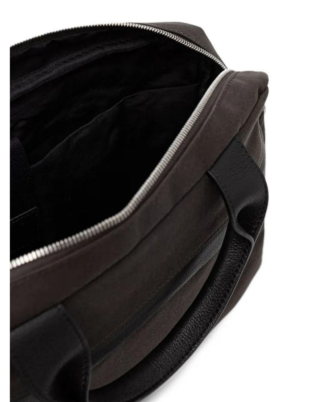 Marc O' Polo Black Logo-Patch Laptop Bag for men