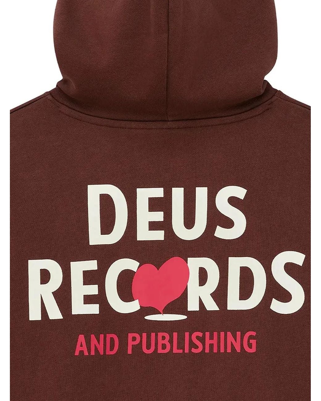 Deus Ex Machina Brown Deep Cut Hoodie for men
