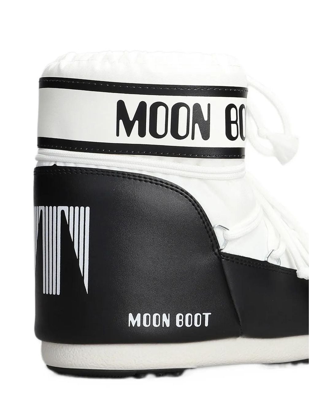 Moon Boot Icon Low Nylon Boots in White | Lyst
