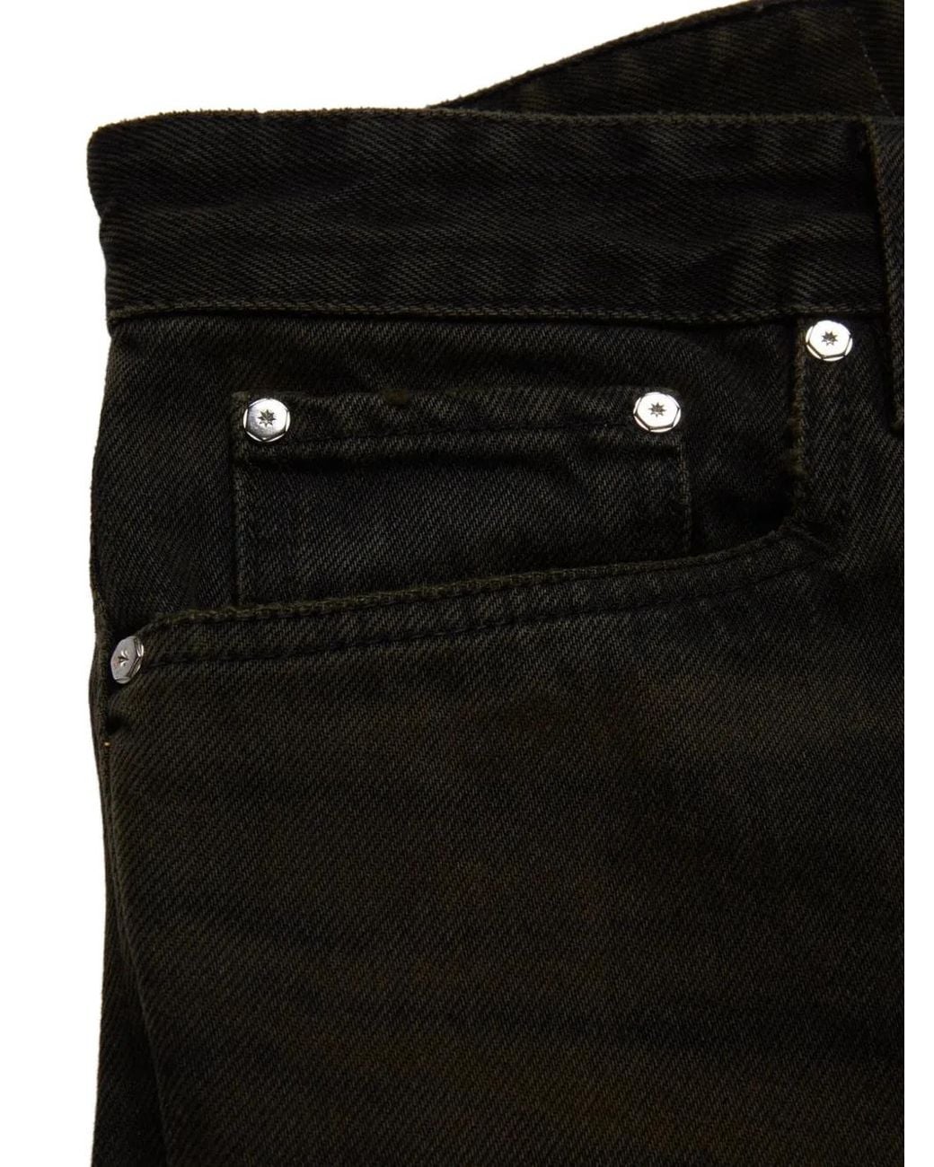 PDF Black Faded Straight-Leg Jeans for men
