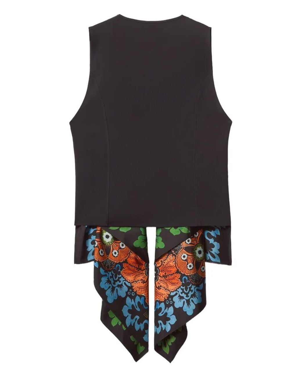 LaDoubleJ Black Scarf Gilet