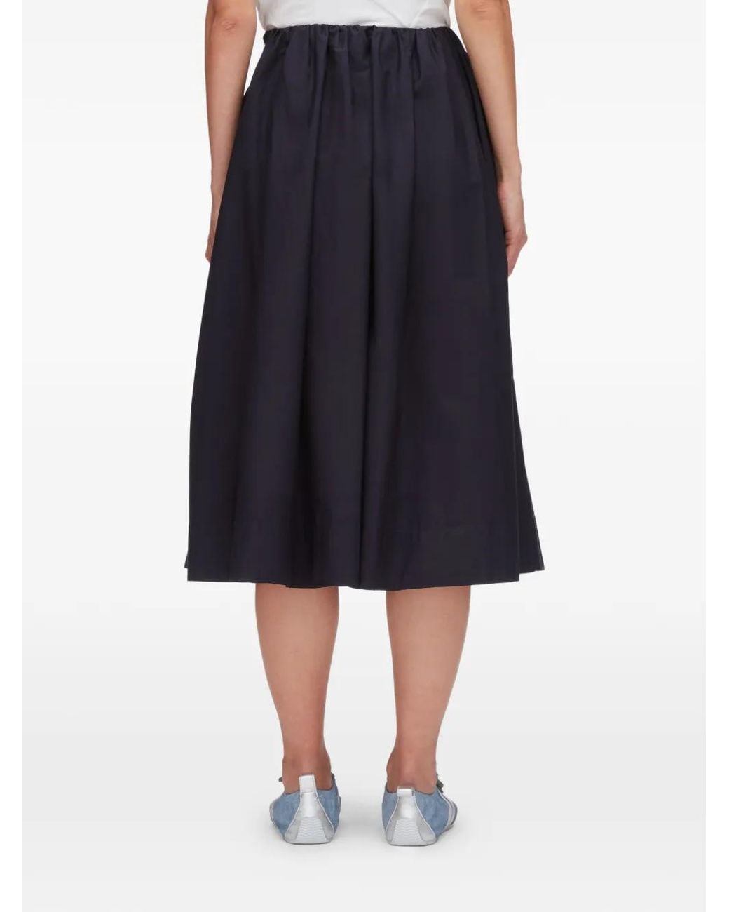 3.1 Phillip Lim Blue Belted Midi Skirt